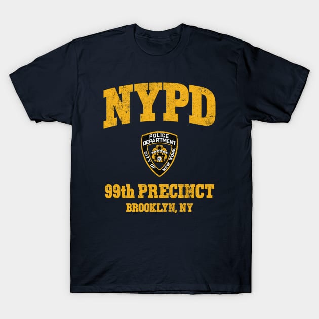 99th Precinct - Brooklyn NY T-Shirt by huckblade